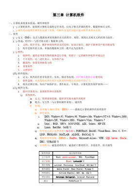 計(jì)算機(jī)軟件基礎(chǔ)（一） 理解計(jì)算機(jī)軟件的核心概念與分類